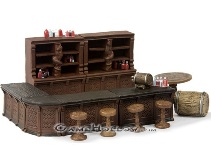 Pathfinder Miniatures Rusty Dragon Inn  Tavern Bar, HUGE Complete Case Incentive