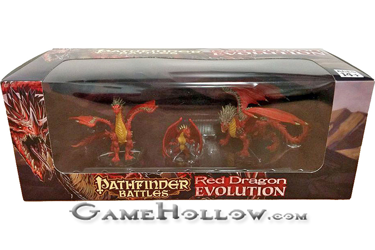 Pathfinder Miniatures Red Dragon Evolution  Red Dragon Evolution Box Set, NIP NEW SEALED