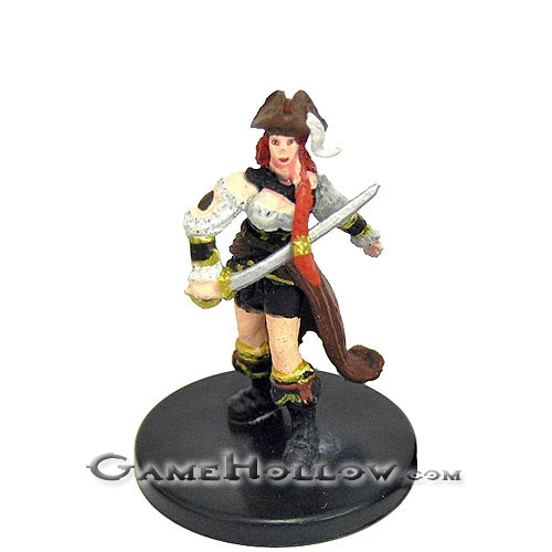 Pathfinder Miniatures Skull & Shackles 24 Tessa Fairwind (Female Half-Elf Pirate)