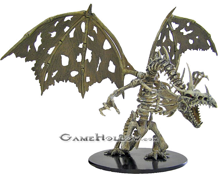 Pathfinder Miniatures Skull & Shackles  Gargantuan Skeletal Dragon, HUGE Dracolich