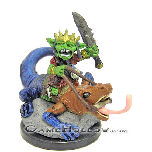 Pathfinder Miniatures We Be Goblins! 07 Goblin Warchief (on Giant Lizard)