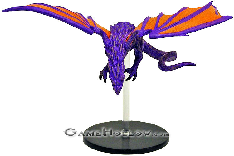 Pathfinder Miniatures Wrath of the Righteous 32 Rift Drake (Large Purple Dragon)