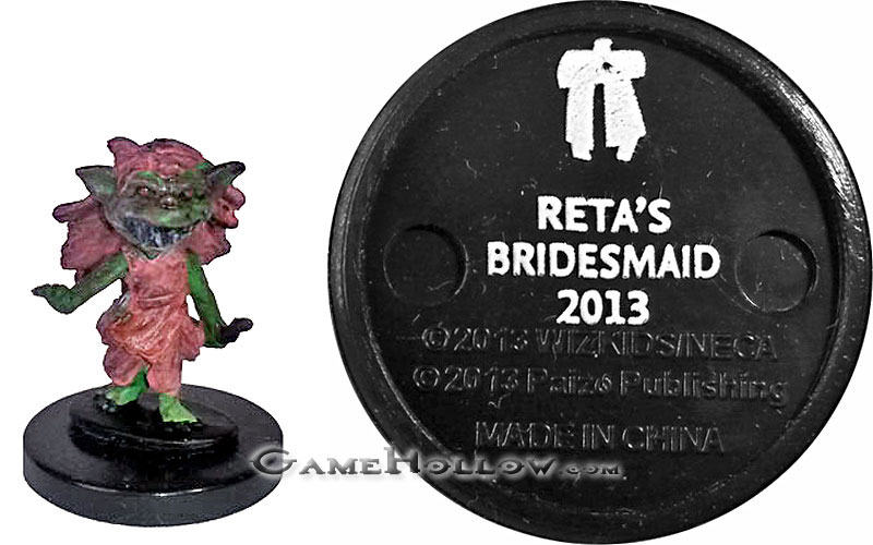 Pathfinder Miniatures Promo Figures  Reta's Bridesmaid Promo, We Be Goblins Bigbad LE