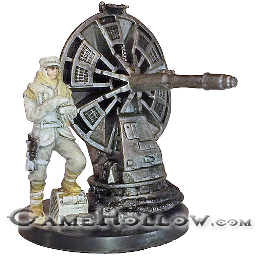 Star Wars Miniatures Champions of the Force 43 Hoth Trooper with Atgar Cannon