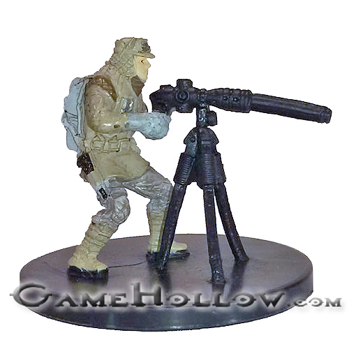 Star Wars Miniatures Force Unleashed 10 Hoth Trooper with Repeating Blaster Cannon