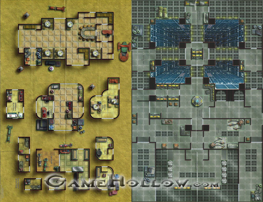 Star Wars Miniatures Maps, Tiles & Missions Map Mos Eisley Residence / Star Forge