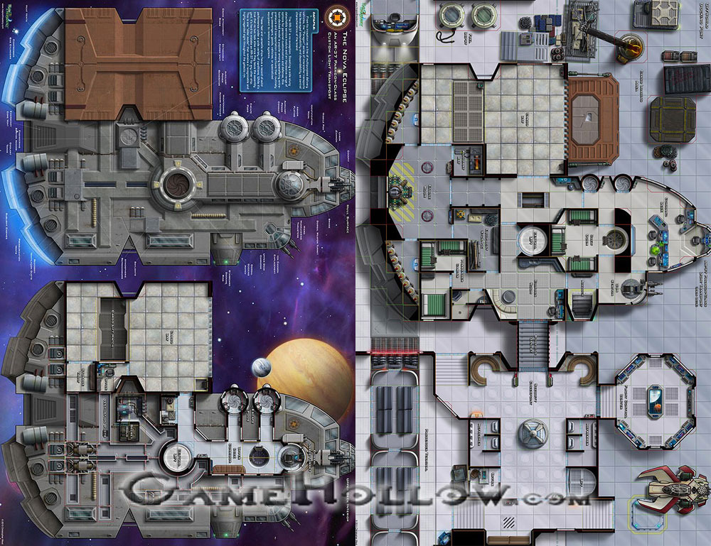 Star Wars Miniatures Maps, Tiles & Missions Map Nova Eclipse / Offworld Docking Port