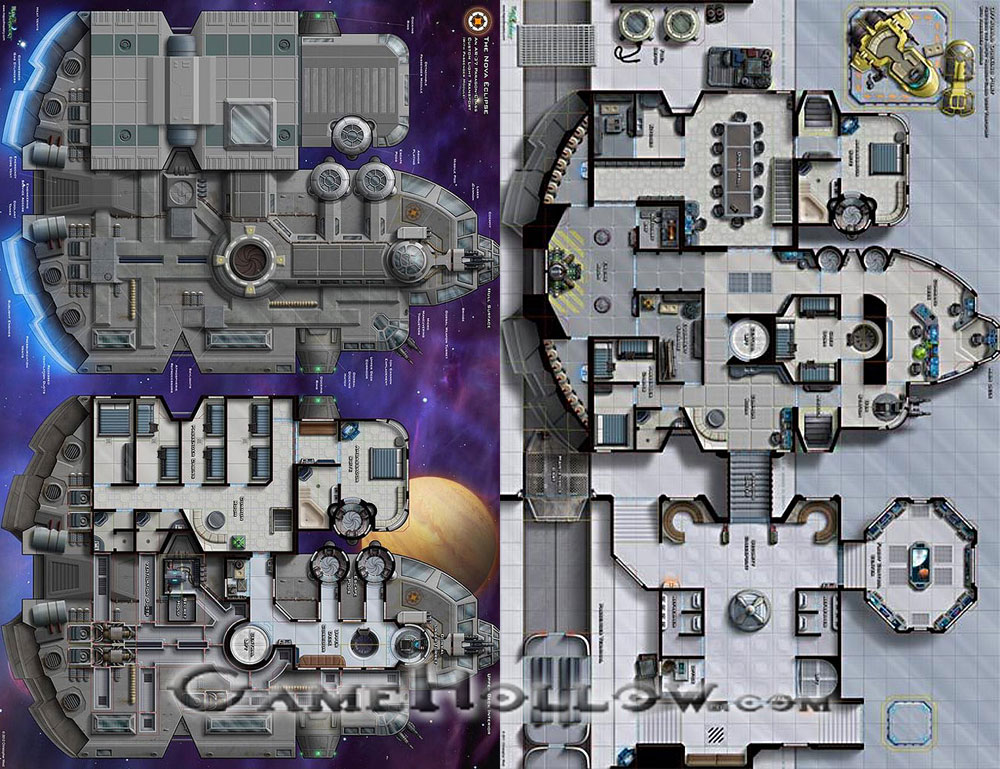 Star Wars Miniatures Maps, Tiles & Missions Map Nova Eclipse Passenger / Offworld Docking Port