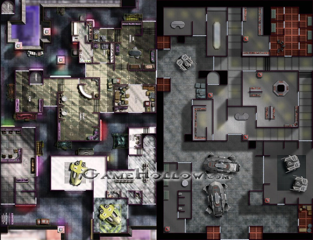 Star Wars Miniatures Maps, Tiles & Missions Map Pirates Moon NE / Imperial Garrison