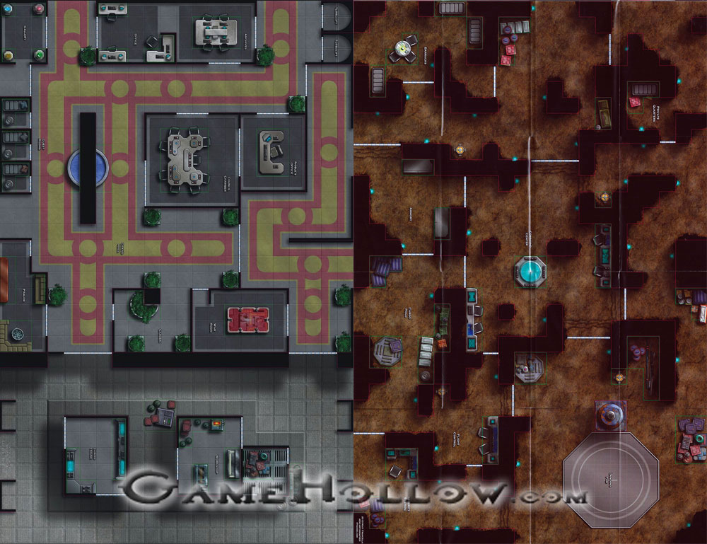 Star Wars Miniatures Maps, Tiles & Missions Map Royal Palace Onderon / Chiss Asteroid Base