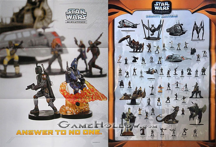 Star Wars Miniatures Maps, Tiles & Missions Poster Bounty Hunters