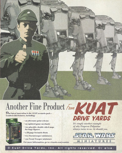 Star Wars Miniatures Maps, Tiles & Missions Poster Kuat Drive Yards Promo