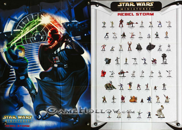 Star Wars Miniatures Maps, Tiles & Missions Poster Rebel Storm