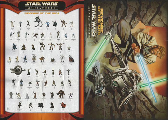 Star Wars Miniatures Maps, Tiles & Missions Poster Revenge of the Sith