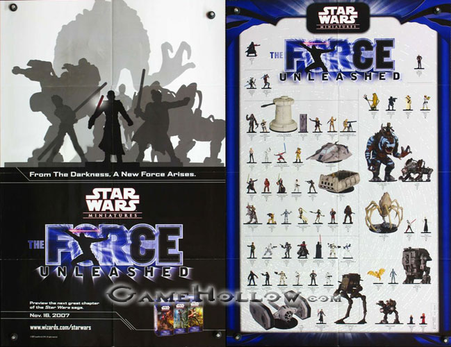 Star Wars Miniatures Maps, Tiles & Missions Poster Force Unleashed