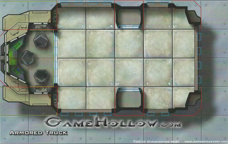 Star Wars Miniatures Maps, Tiles & Missions Tile Promo Armored Truck