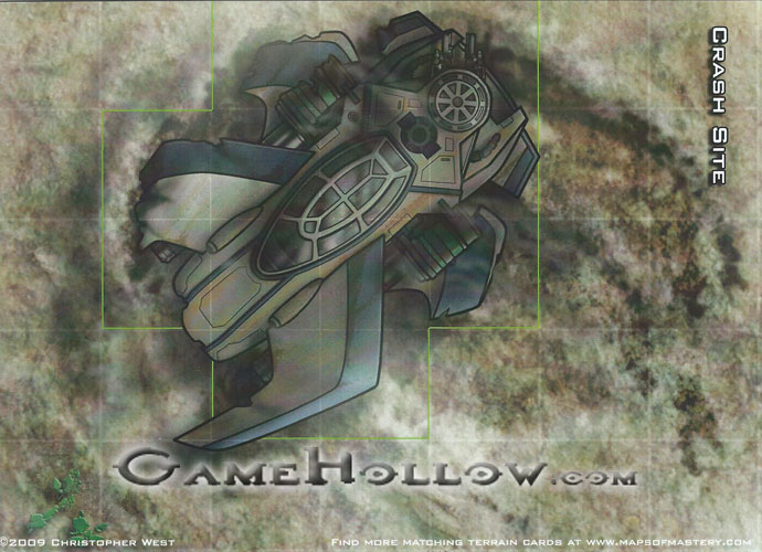 Star Wars Miniatures Maps, Tiles & Missions Tile Promo Crash Site