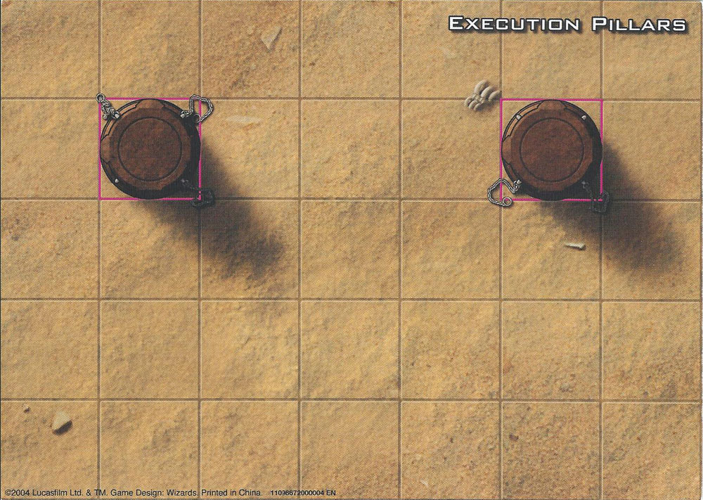 Star Wars Miniatures Maps, Tiles & Missions Tile Map Execution Pillars (Clone Strike)