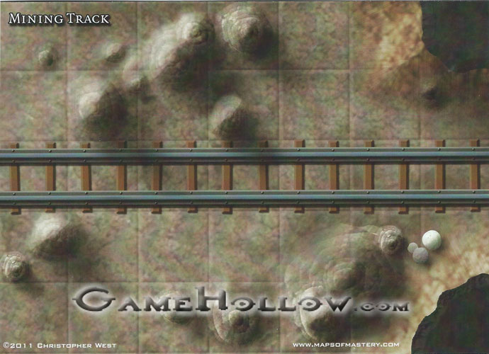 Star Wars Miniatures Maps, Tiles & Missions Tile Promo Mining Track