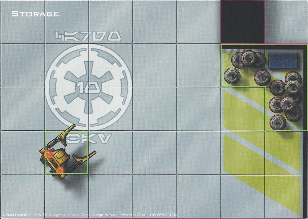 Star Wars Miniatures Maps, Tiles & Missions Tile Map Storage (Rebel Storm)