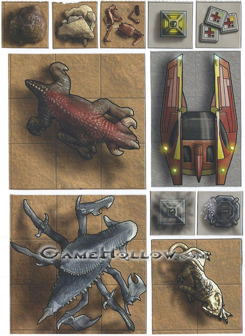 Star Wars Miniatures Maps, Tiles & Missions Tile Map Ultimate Missions Clone Strike (separated 1/2 sheet)