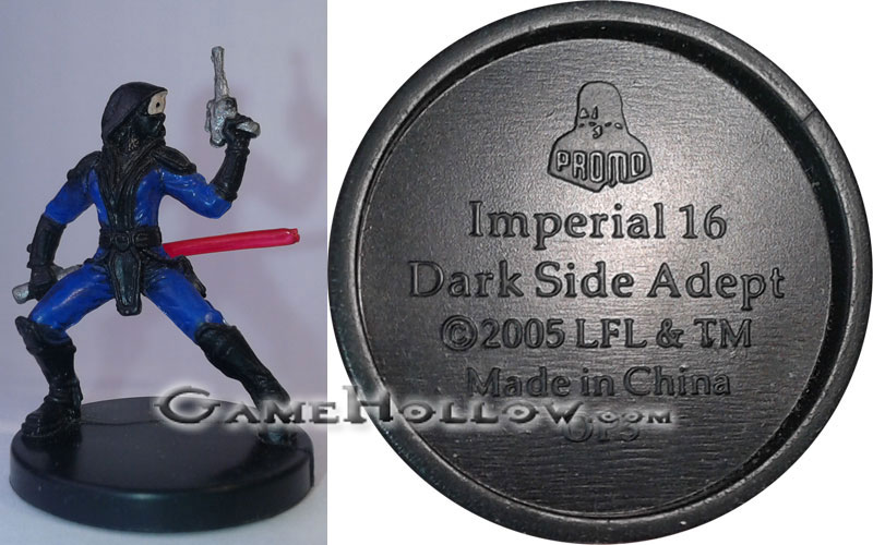 Star Wars Miniatures Promo Figures  Dark Side Adept Promo, OP3 (Revenge Sith 57)