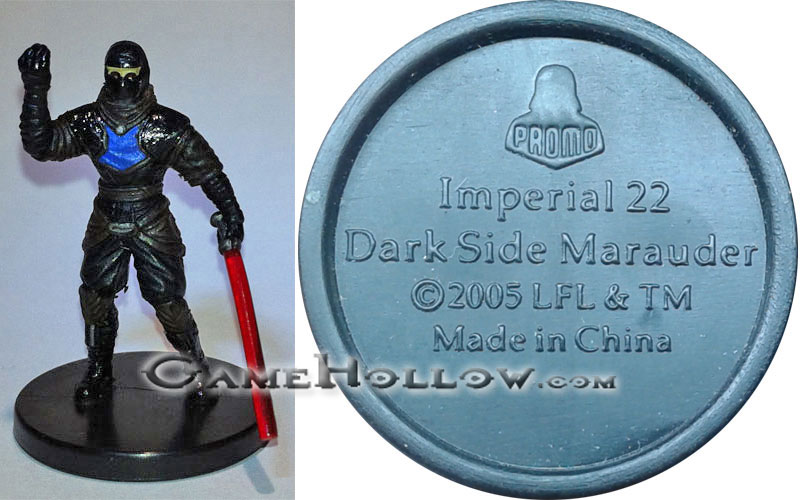 Star Wars Miniatures Promo Figures  Dark Side Marauder Promo, (Universe 35)