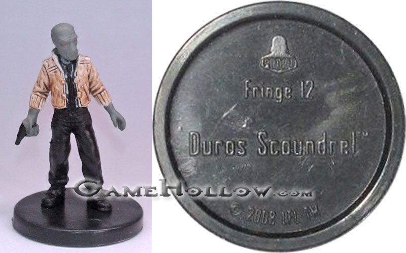 Star Wars Miniatures Promo Figures  Duros Scoundrel Promo, (Legacy Force 43)