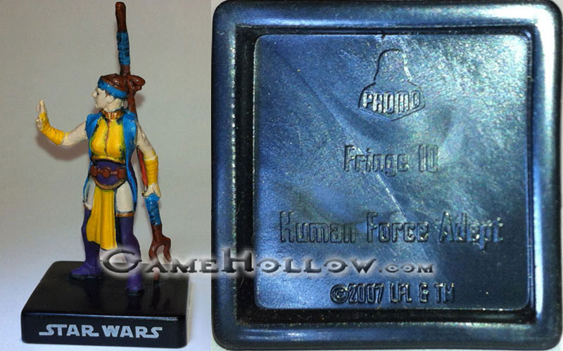 Star Wars Miniatures Promo Figures  Human Force Adept Promo, (Alliance Empire 45)