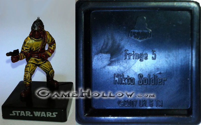 Star Wars Miniatures Promo Figures  Nikto Soldier Promo, (Alliance Empire 50)