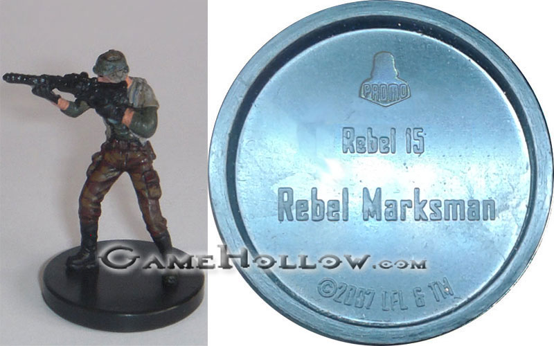 Star Wars Miniatures Force Unleashed  Rebel Marksman Promo, (Force Unleashed 20)