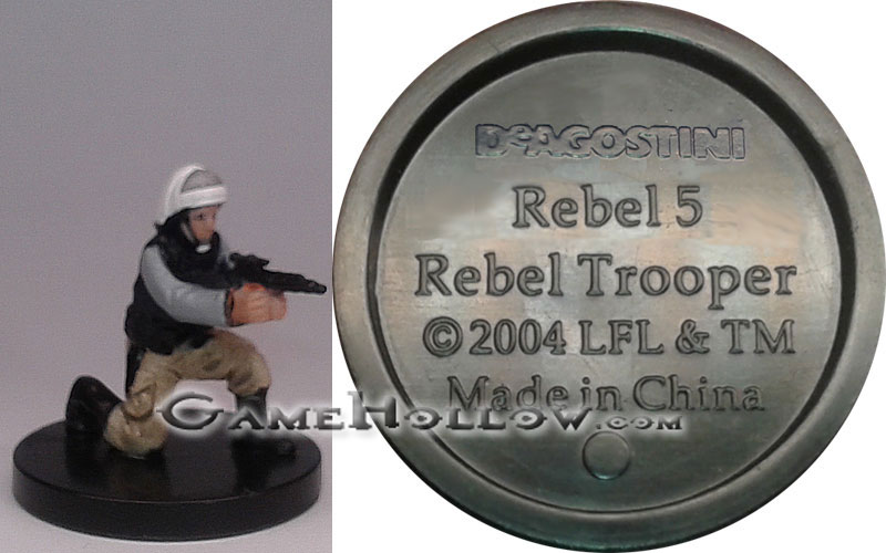 Star Wars Miniatures Rebel Storm  Rebel Trooper Promo, DeAgostini (Rebel Storm 18)