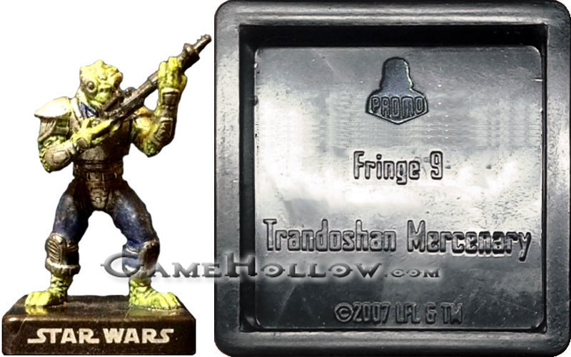 Star Wars Miniatures Promo Figures  Trandoshan Mercenary Promo, (Alliance Empire 55)