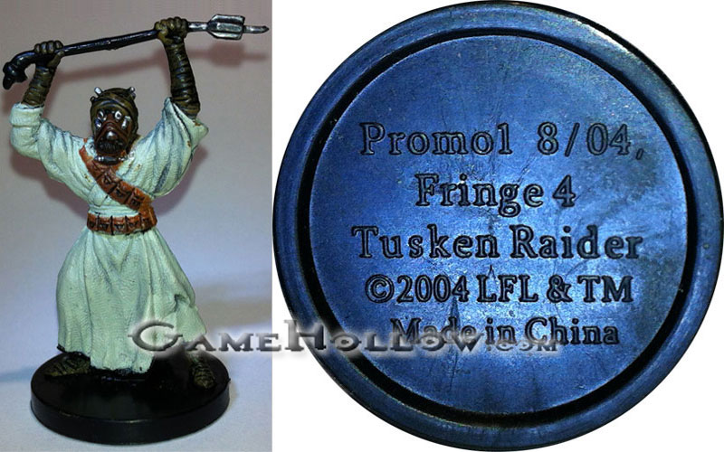 Star Wars Miniatures Promo Figures  Tusken Raider Promo, Promo 1 8/04 (Rebel Storm 57)