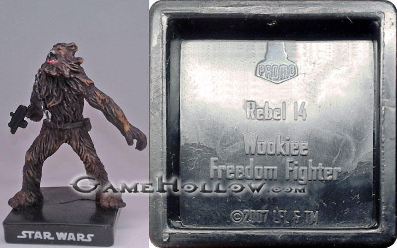 Star Wars Miniatures Promo Figures  Wookiee Freedom Fighter Promo, (Alliance Empire 23)